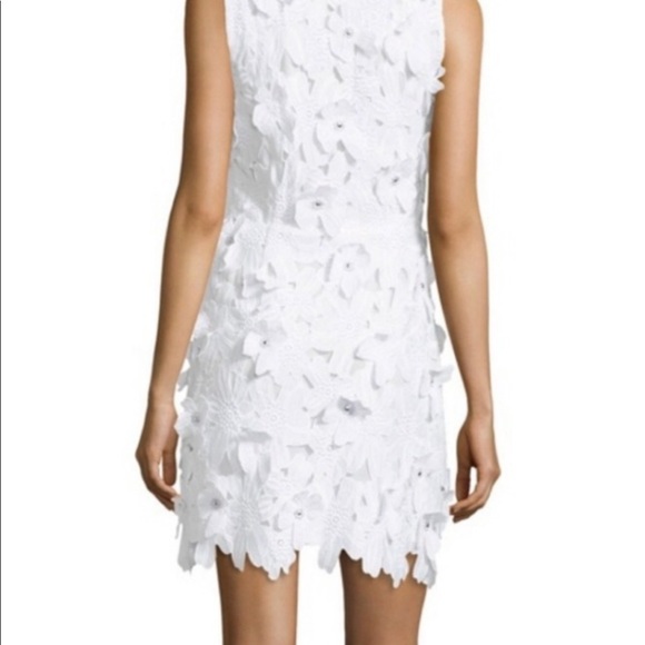 Michael Kors Floral Appliqué Mini Dress Lace - Picture 3 of 3